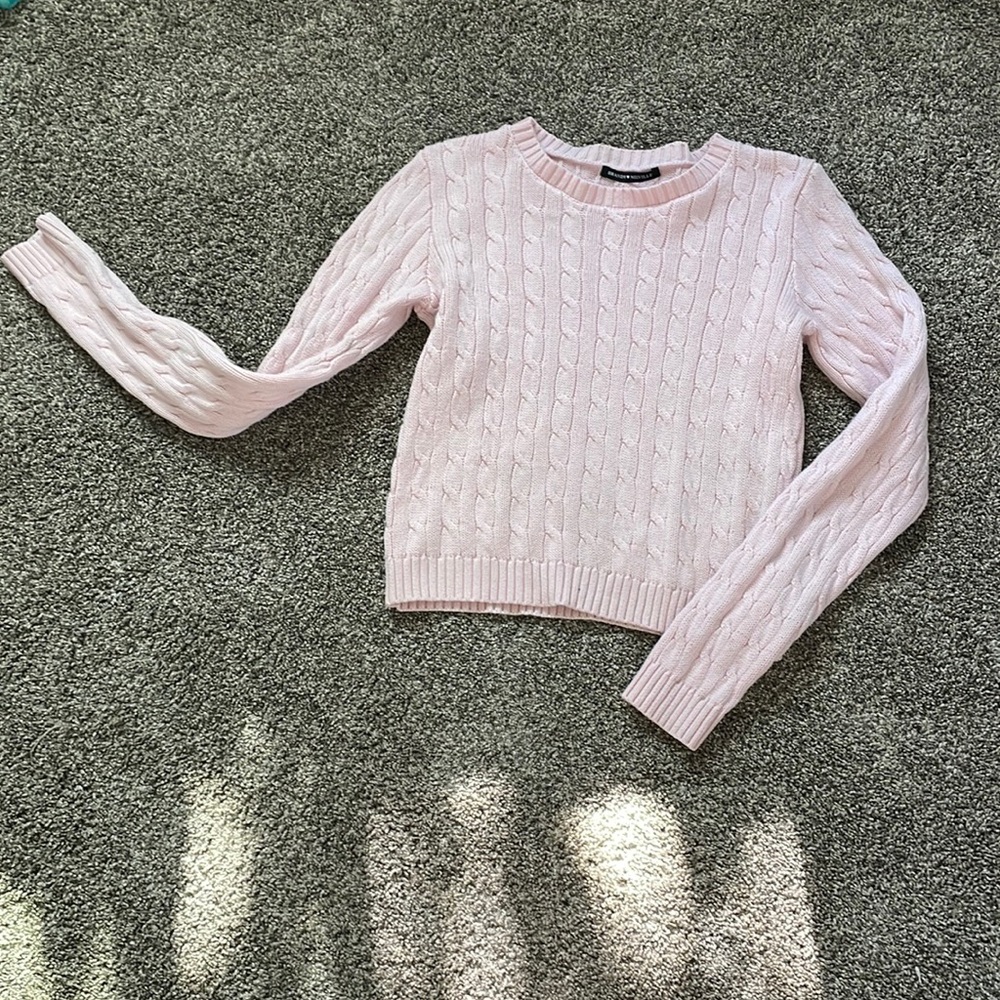 NWOT Brandy Melville pink sweater size small
